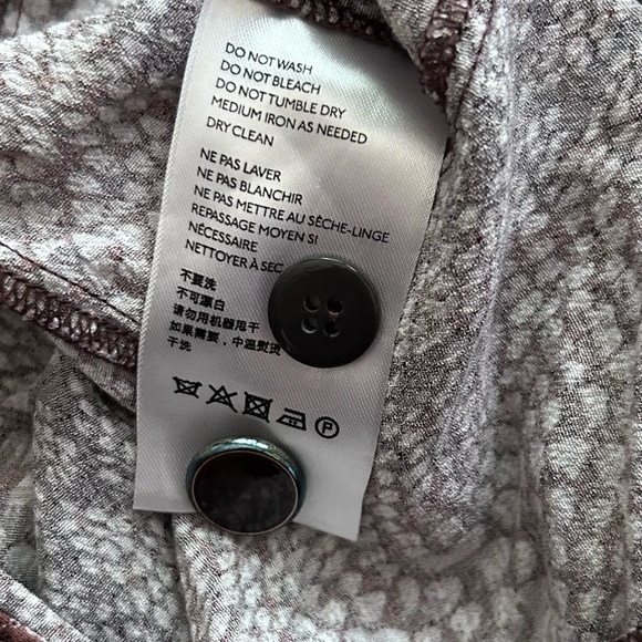 Anthropologie Snake Print Skirted Wide-Leg Pants in Brown Sz 10 - Picture 10 of 10